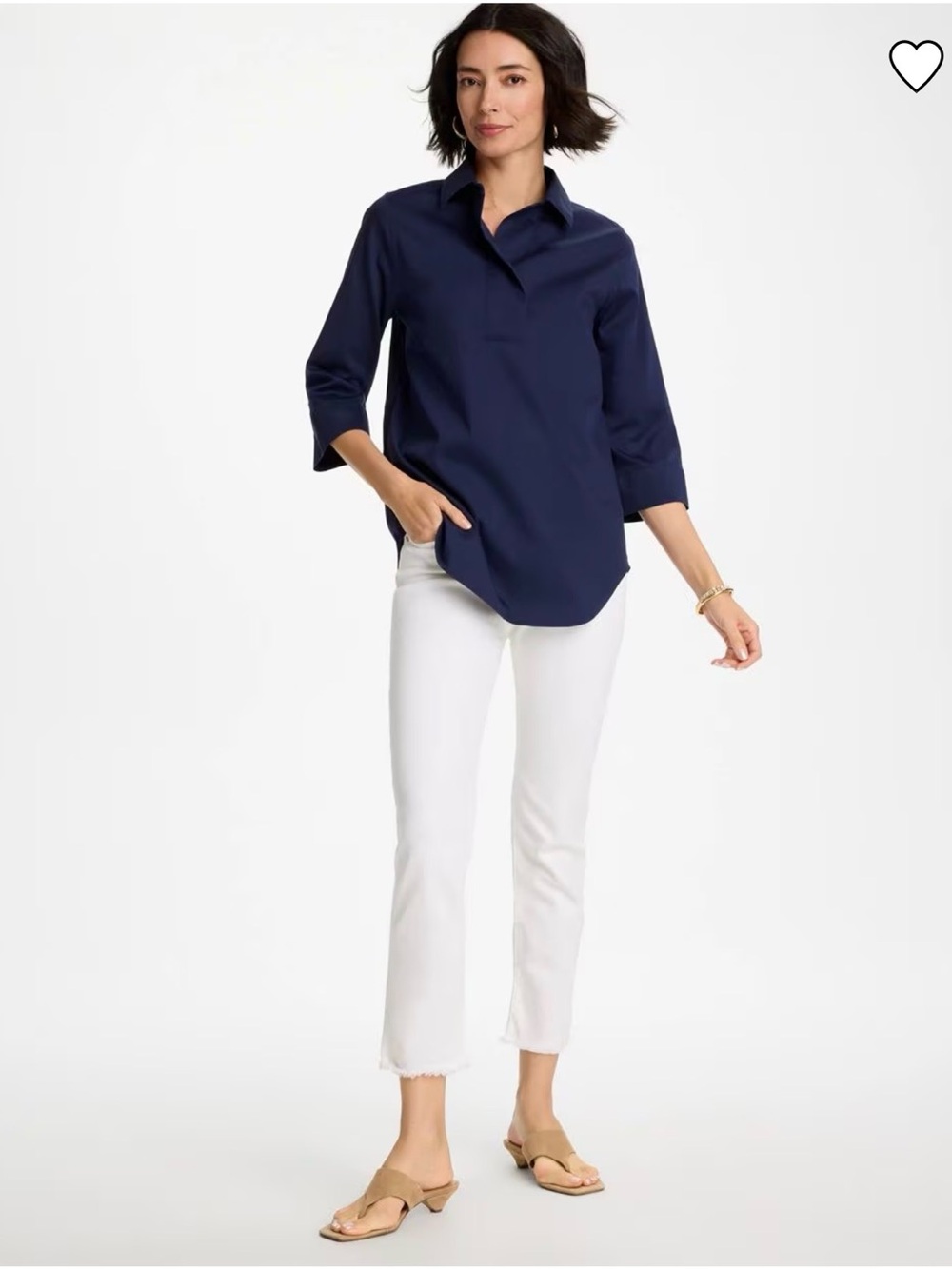 2 for $30 sale: Chico’s white so slimming girlfriend slim leg ankle jeans 4R (.5